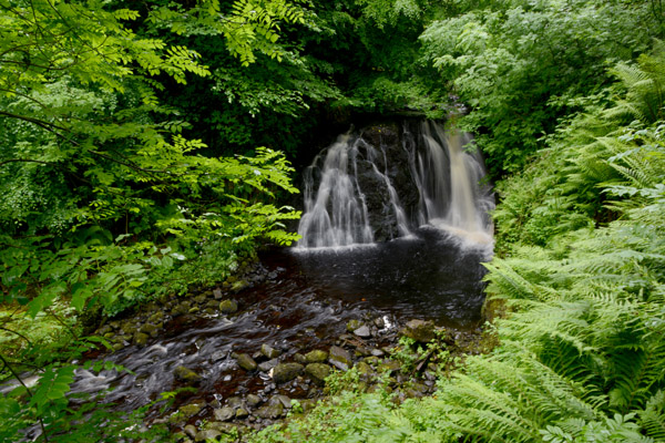 One of the small waterfalls, Waterfall Trail, Glenariff Forest Park