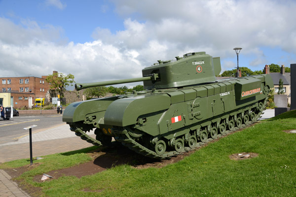Churchill Mark VII Tank, Carrickfergus War Memorial 