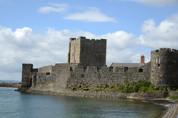 Carrickfergus Castle, built by the Norman John de Courcy in 1177