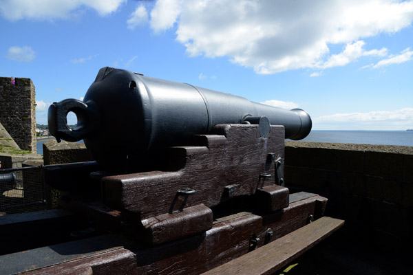 Heavy Cannon, 19th C., Middle Ward, Carrickfergus Castle