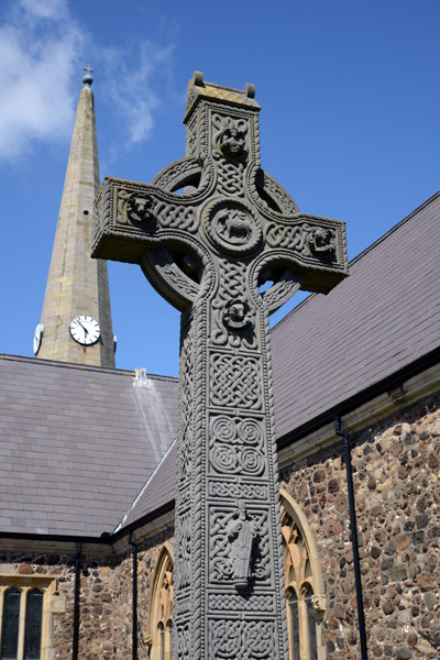 Celtic cross, St. Nicholas Church, Carrickfergus