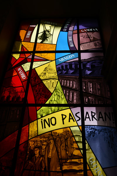 Stained Glass - Spanish Civil War - No pasarn!