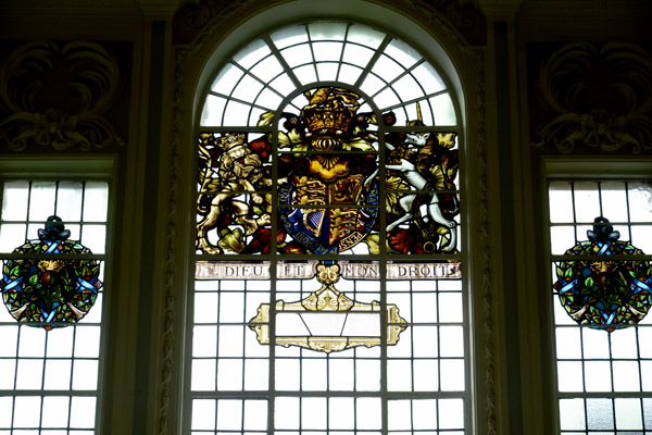 Stained Glass - British Coat-of-Arms, Belfast City Hall