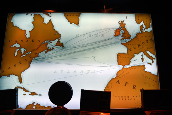 Transatlantic Routes connecting Europe and North America