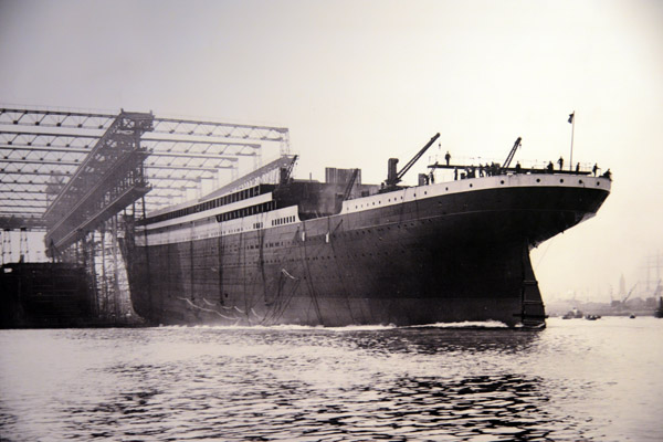 Launching of the RMS Titanic, 31 May 1911