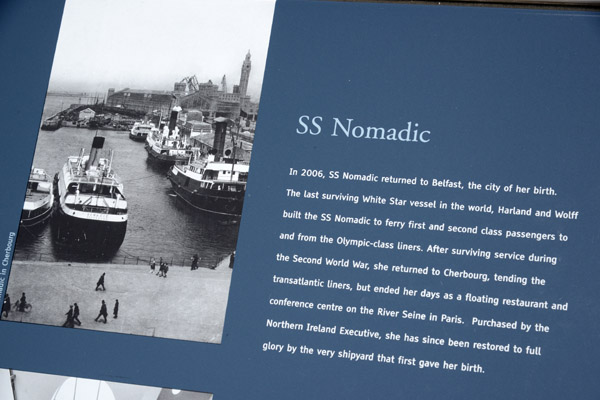 SS Nomadic, the last surviving White Star vessel in the world