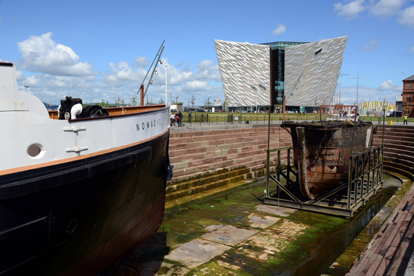 SS Nomadic, restored and in dry dock, Titanic Belfast
