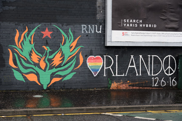 Solidarity Wall - Pulse Nightclub Orlando 12 June 2016