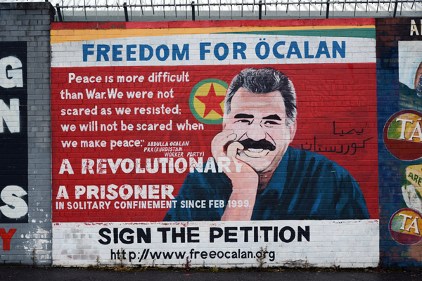 Solidarity Wall - Abdullah calan, PKK-Kurdistan Worker Party