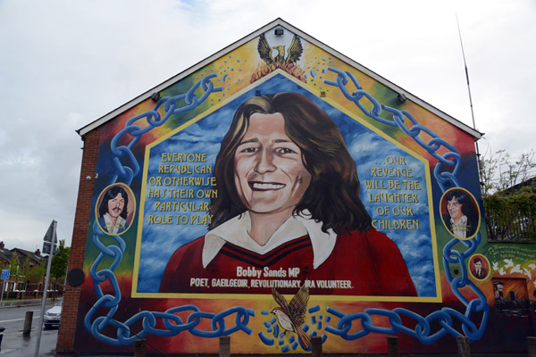 Bobby Sands (1954-1981), IRA member who died on hunger strike in Maze Prison