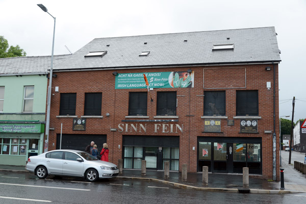 Sinn Fin office on Falls Road, West Belfast