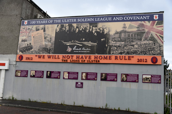 1912-2012 - Ulster Solemn League and Covenant We Will Not Have Home Rule, the Lions of Ulster