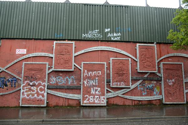 The West Belfast Peace Wall