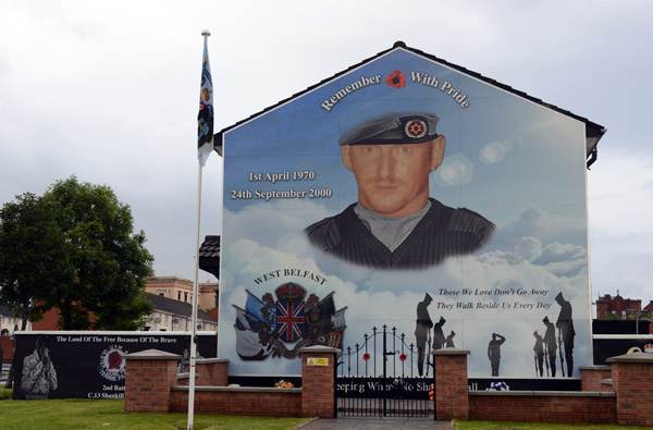 Shankill Road, West Belfast - Land of the Free Because of the Brave