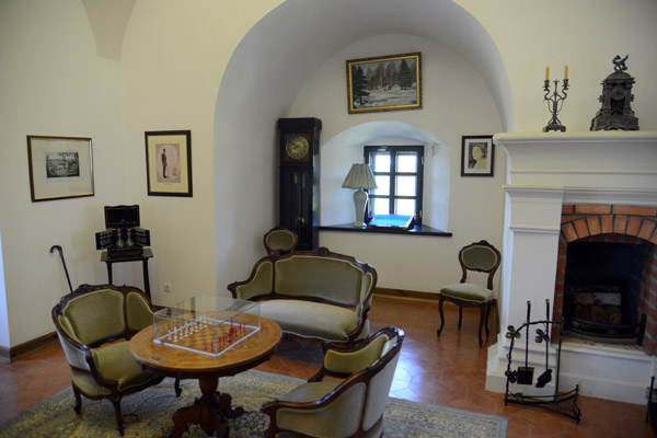 Late 19th C. living room, Mir Castle