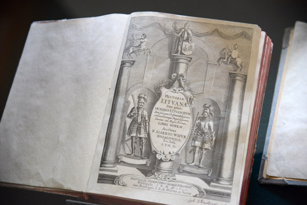 Latin text: History of Lithuania, Albert Koialowicz, 1650