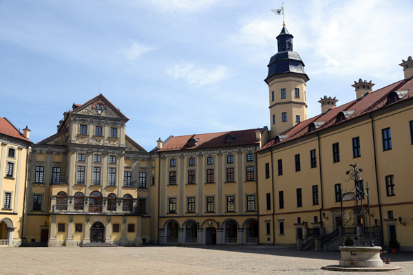 Courtyard of Nesvizh Castle, residence of the Radziwiłł family
