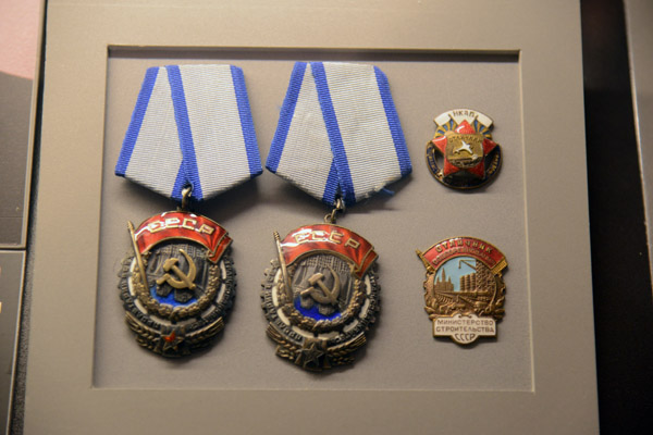 Medalis and pins from the USSR