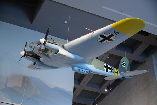 Model of a Luftwaffe Heinkel He-111 medium bomber