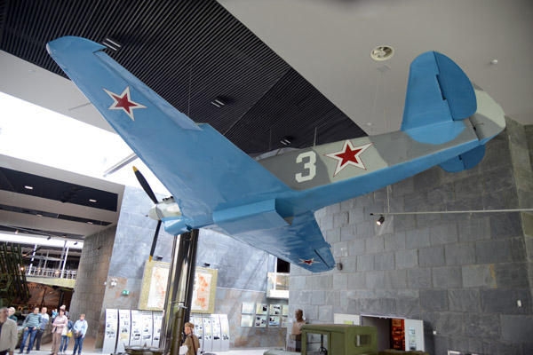 Soviet World War II Yakovlev Yak-9 fighter, Great Patriotic War Museum, Minsk