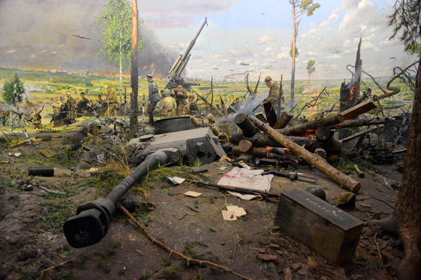 Diorama of the Battle of the Minsk Pocket, Great Patriotic War Museum of Belarus