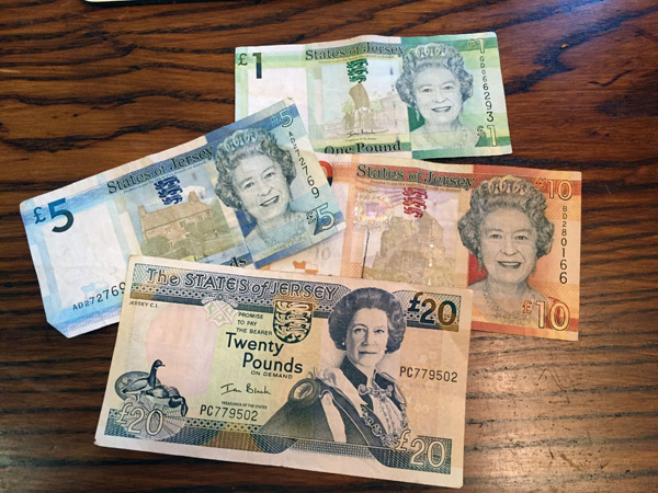 States of Jersey banknotes