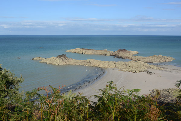 Rocks off the beach near the White Tower, St. Catherine, Jersey