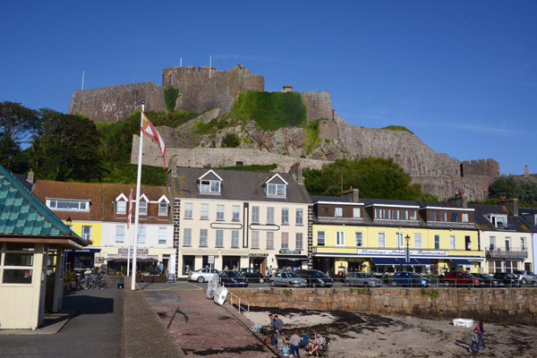 Gorey Pier and Mont Orgueil Castle, Jersey