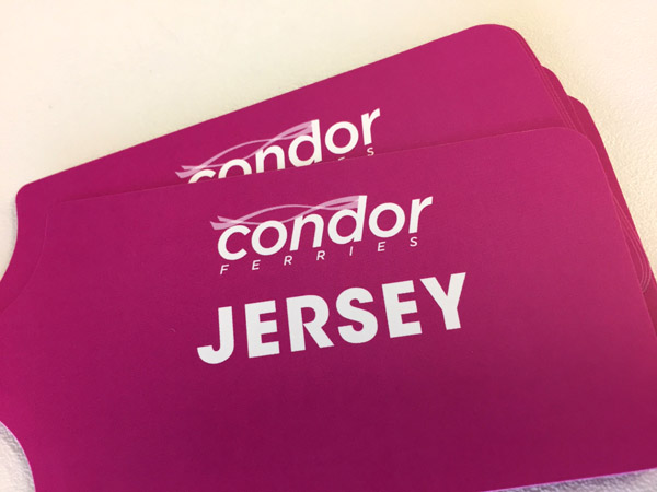 Condor Boarding Pass for Jersey