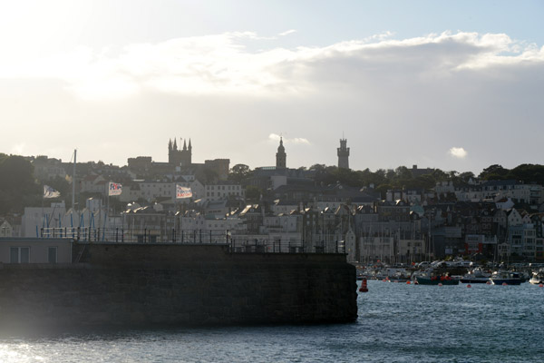 Towers of St. Peter's Port, Guernsey