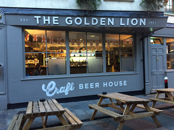 The Golden Lion craft beer house, St. Peter Port