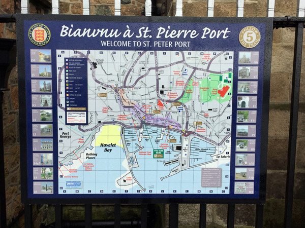 Map of St. Peter Port