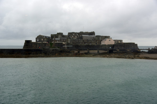 Castle Cornet from the ferry, St. Peter Port Harbour