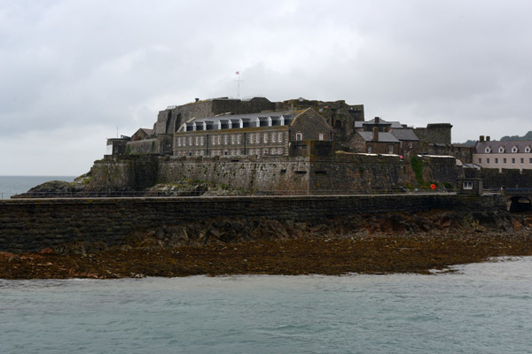 Castle Cornet from the ferry, St. Peter Port Harbour