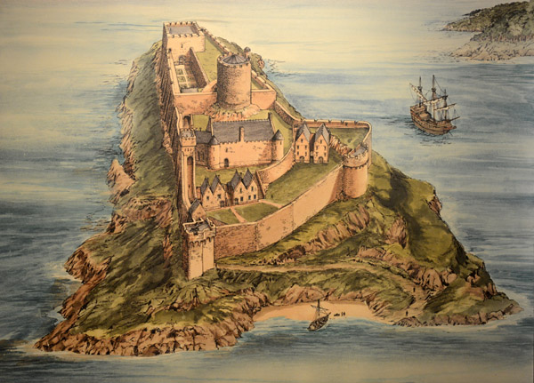 Expansion of Castle Cornet in the 15th C.