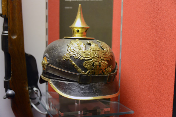 German helmet, Royal Light Infantry Museum