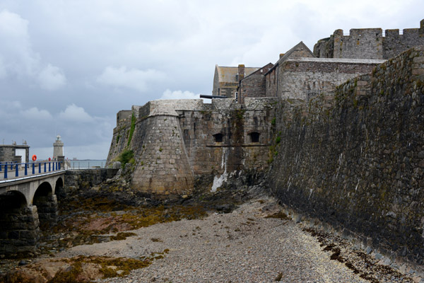 Low tide, Castle Cornet