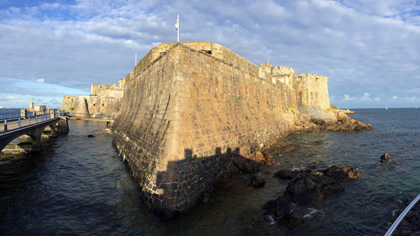 Town Bastion, the northwest corner of Castle Cornet