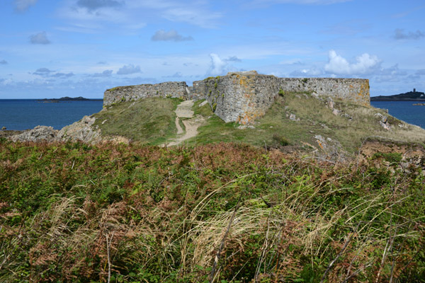 Fort Pezeries, 17th C., at the west end of Guernsey