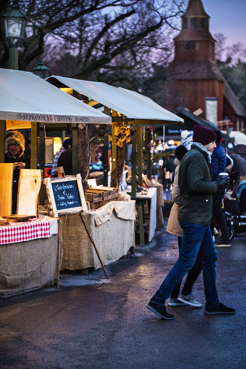 Christmas market in the Skansen