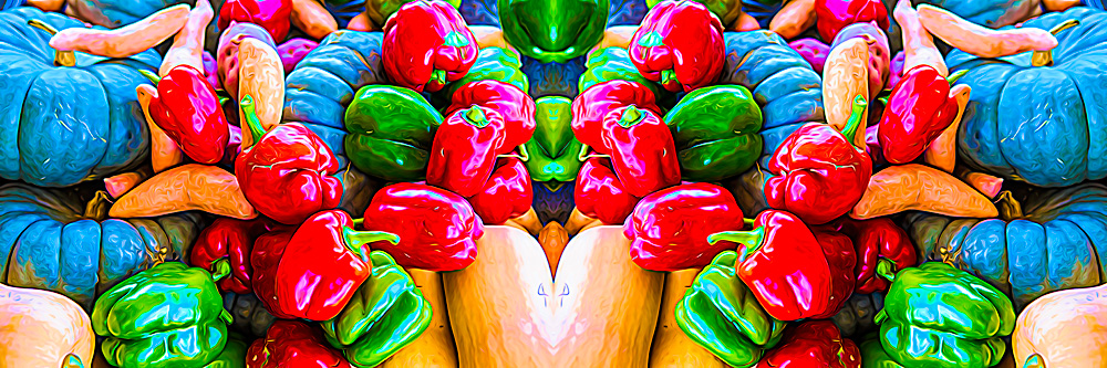 Vegetable splashback.