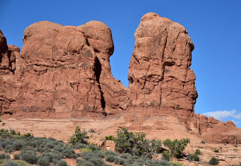 Butte in Arches National Park Moab Utah 911  