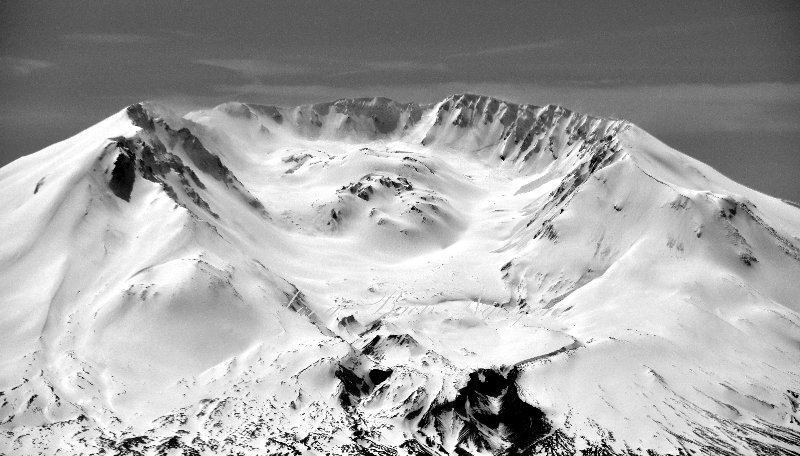 Lava Dome   at Mount St Helens National Volcanic Monument Cascade Mountains Washington 191 