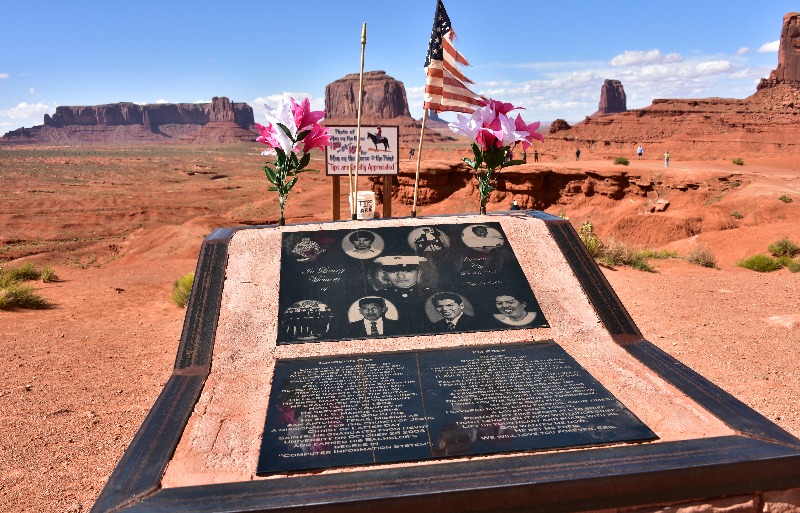 Ericson Cly Memorial at John Fords Point Monument Valley Navajo Tribal Park 592  