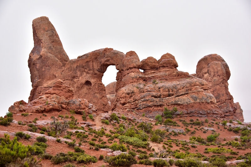 Turrett Arch in Arches National Park Utah 409 