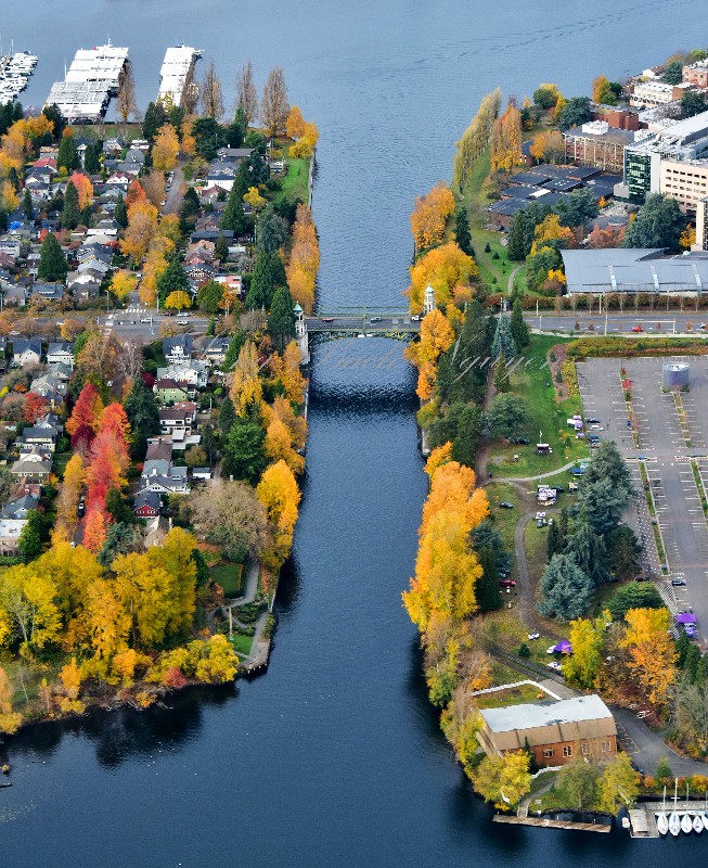 Montlake Cut, Montalke Bridge, Montalke Boulevard, UW Medical Center, Portage Bay, Seattle Washington 017 