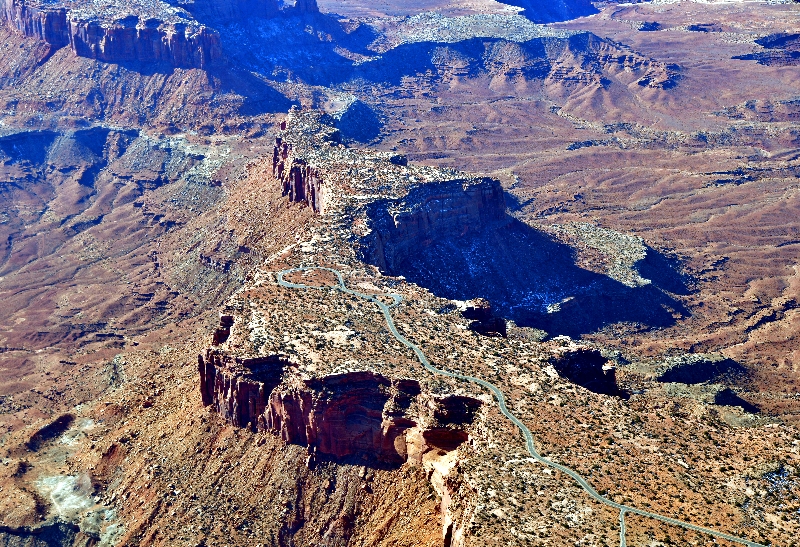 Grand View Point Overlook Orange Cliffs Overlook Canyonlands National Park Utah 608  