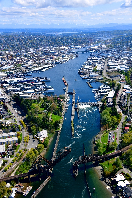 Ballard Lock Ship Canal Ballard-Freemont Seattle Washington 096  