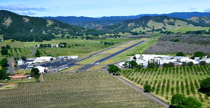 Lampson Field 1O2, turning final in Kodiak Quest, Lakeport California 108 