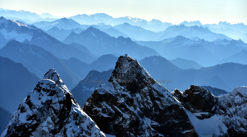 Lookout on Three Fingers Mountain and Cascade Mountains, Washington 070